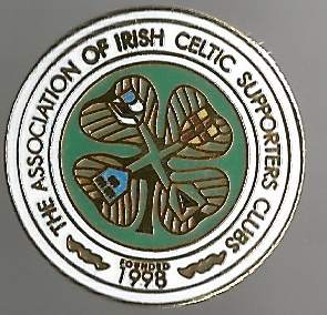 Pin Association of Irish Celtic Supporters Clubs
